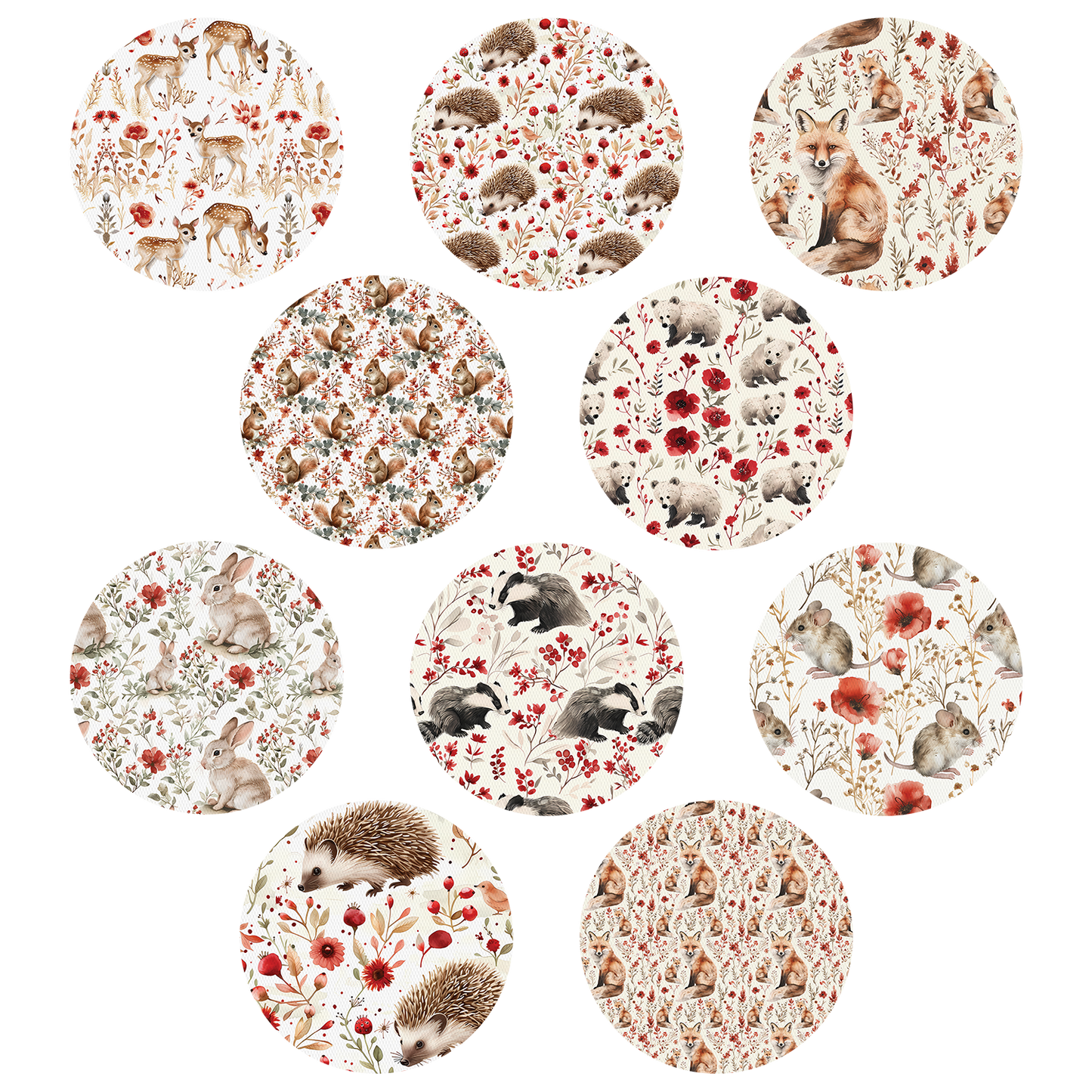 Dexcom Floral Animals Mix Design Patches