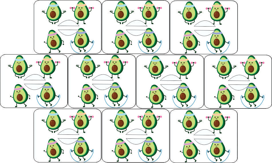 Medtronic Avocados Design Patches 10 pack