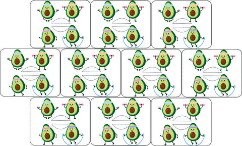 Medtronic Avocados Design Patches 10 pack