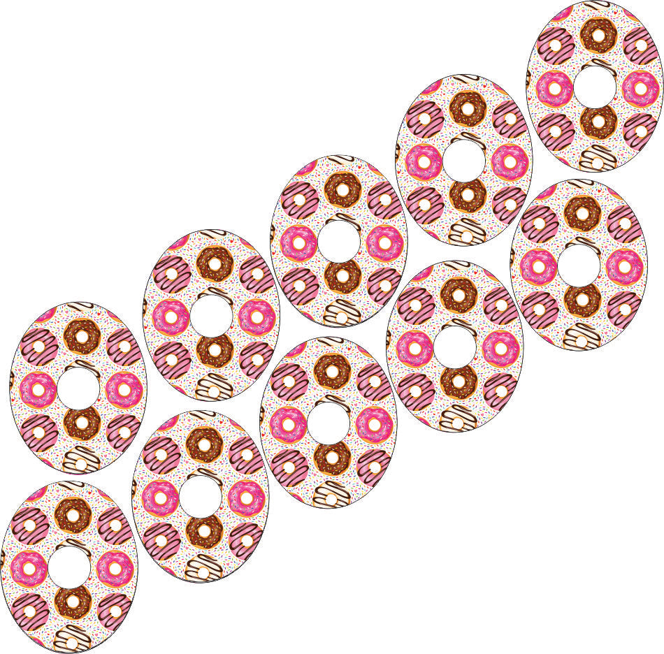 Freestyle Libre Donut Design Patches 10 pack