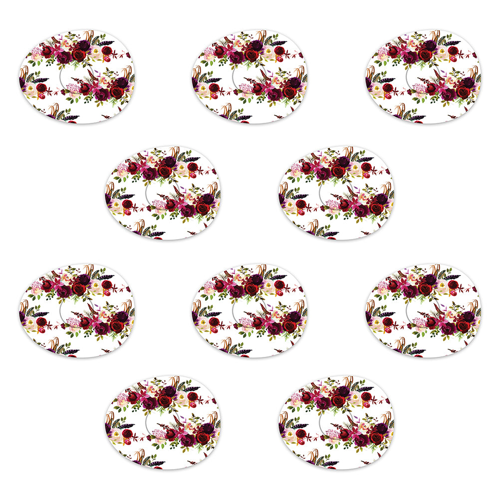 Freestyle Libre Watercolour Floral Design Patches