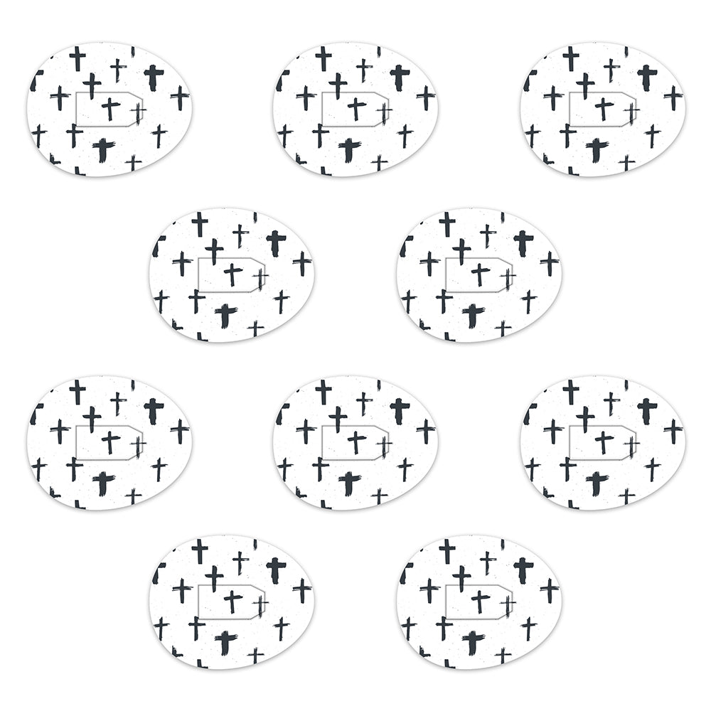 Dexcom Cross Pattern Design Patches