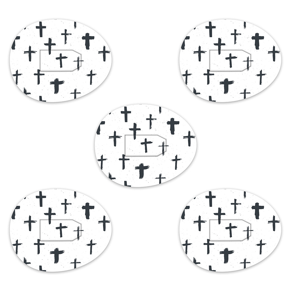 Dexcom Cross Pattern Design Patches
