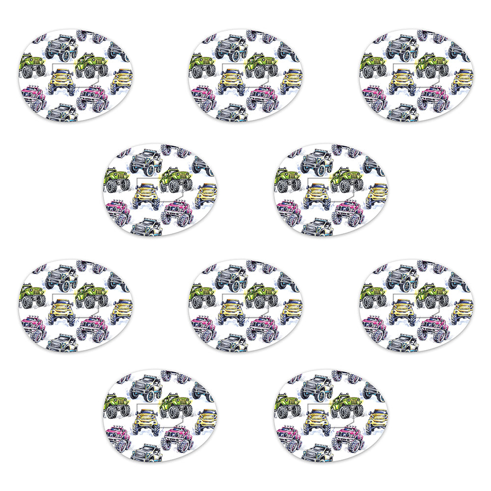 Dexcom Monster Truck Design Patches
