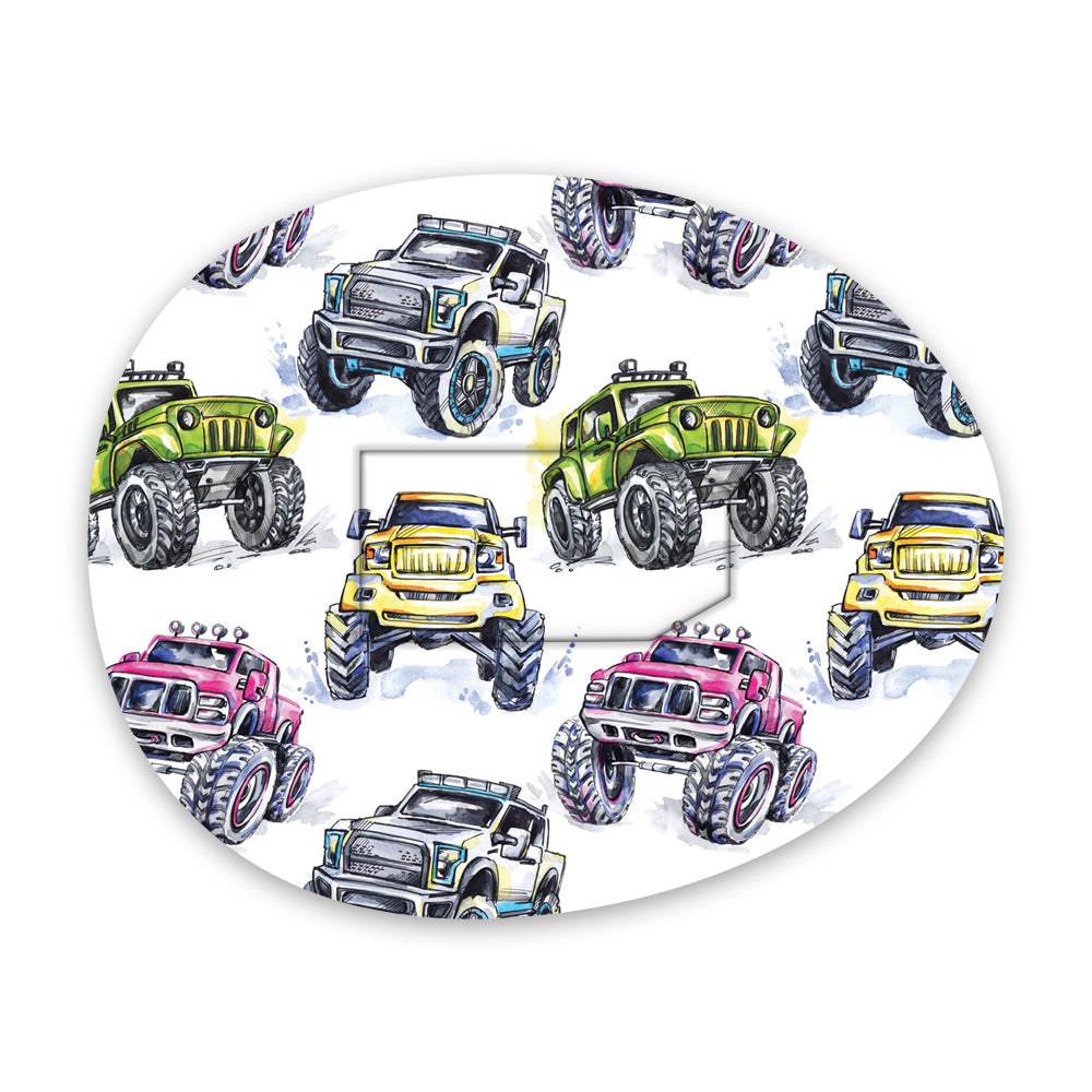 Dexcom Monster Truck Design Patches