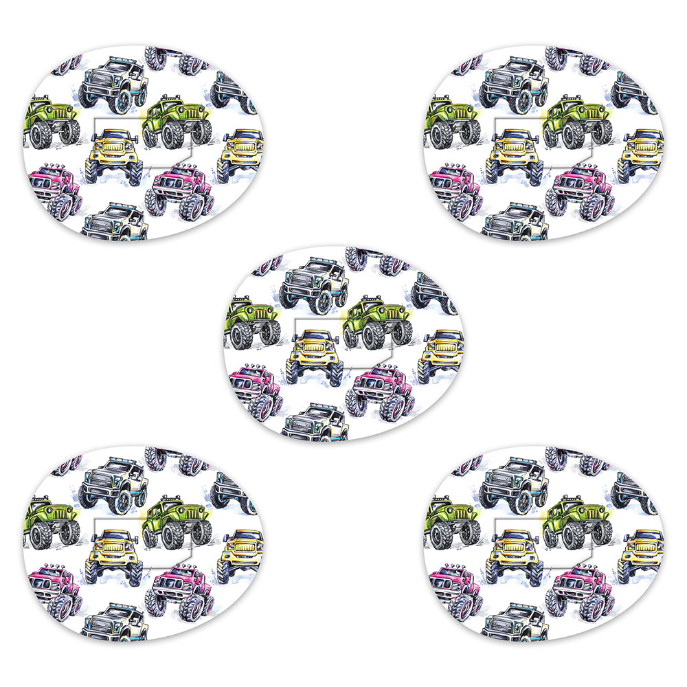 Dexcom Monster Truck Design Patches