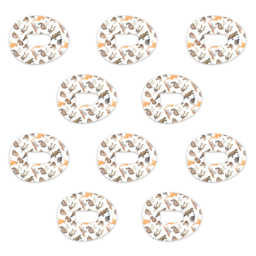 Dexcom Native Animals Design Patches 10 pack