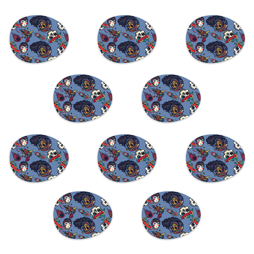 Dexcom Space Retro Design Patches