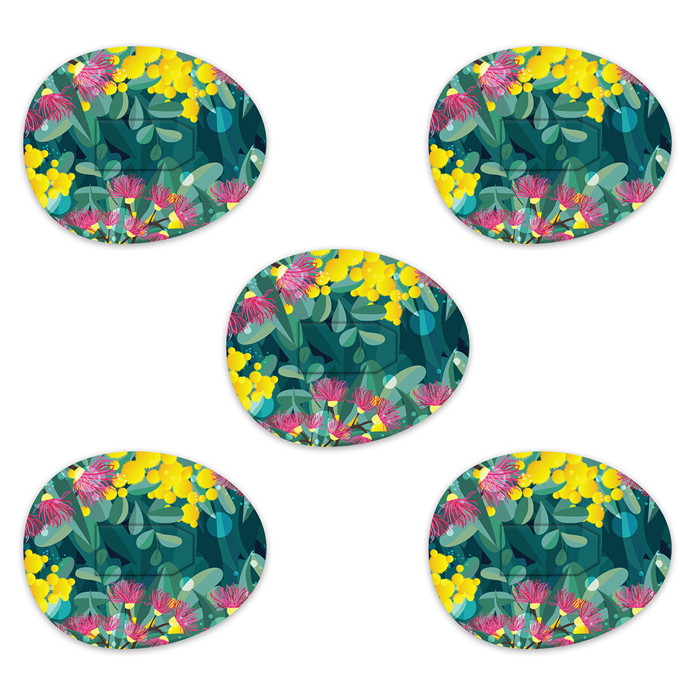 Dexcom Wattle & Gum Blossoms Design Patches