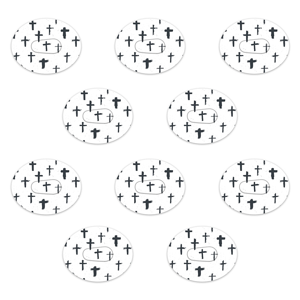 Dexcom Cross Pattern Design Patches