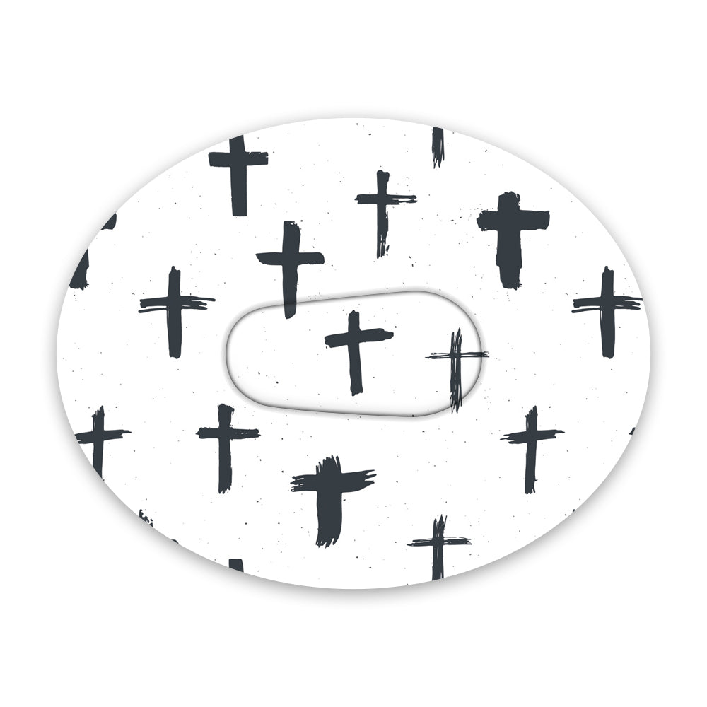 Dexcom Cross Pattern Design Patches