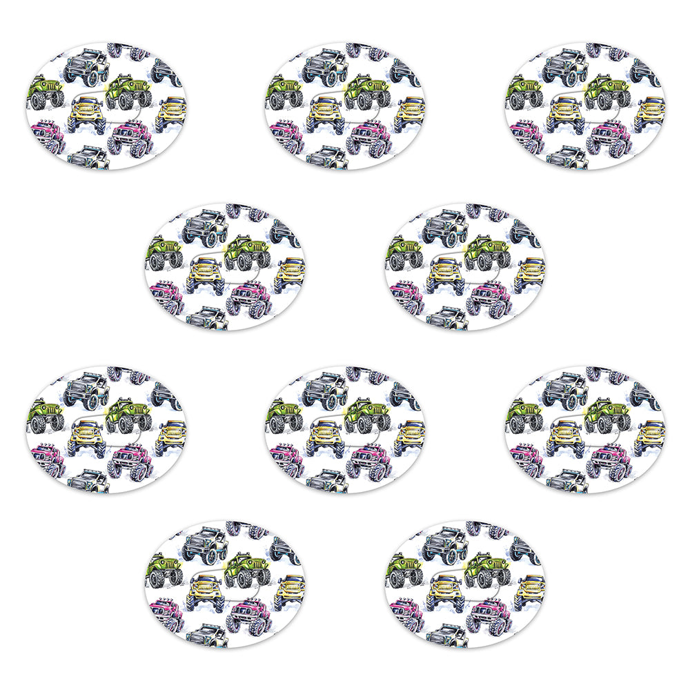 Dexcom Monster Truck Design Patches