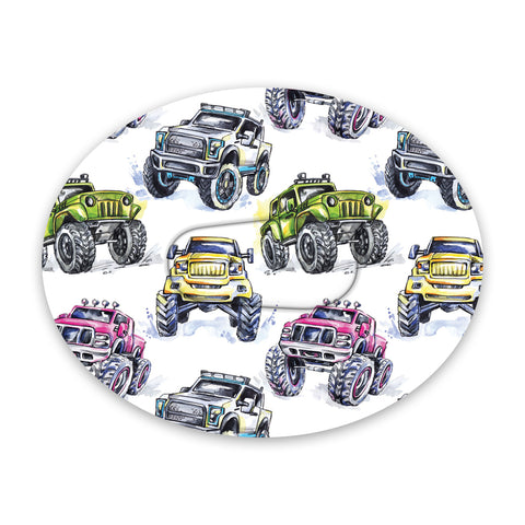 Dexcom Monster Truck Design Patches