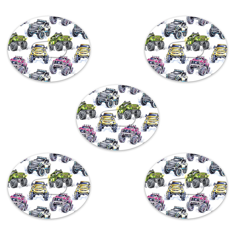 Dexcom Monster Truck Design Patches