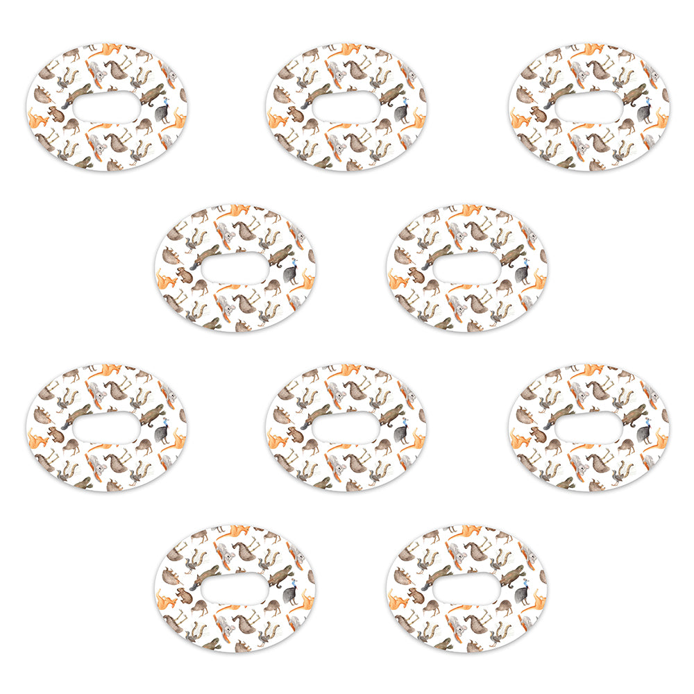Dexcom Native Animals Design Patches 10 pack