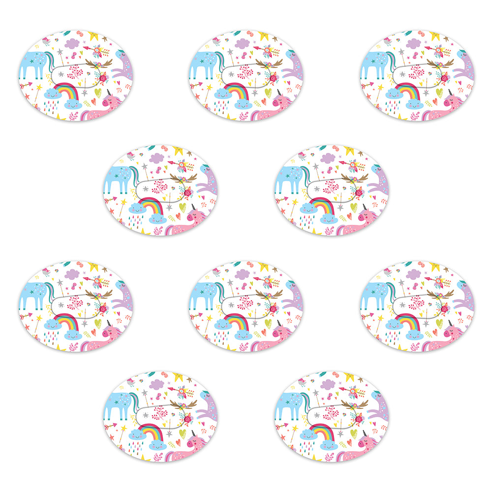 Dexcom Pastel Unicorns Design Patches