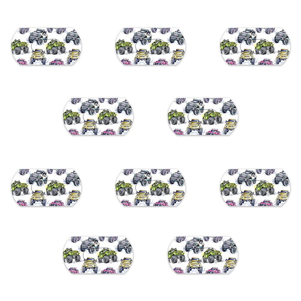 Dexcom Monster Truck Design Patches