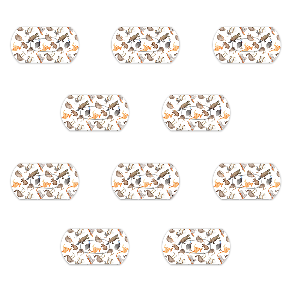 Dexcom Native Animals Design Patches 10 pack