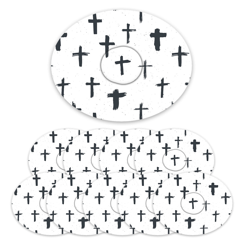 Dexcom Cross Pattern Design Patches