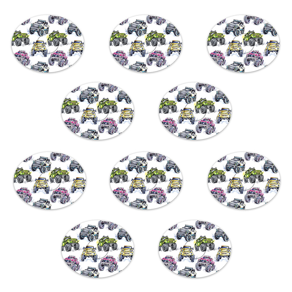 Dexcom Monster Truck Design Patches