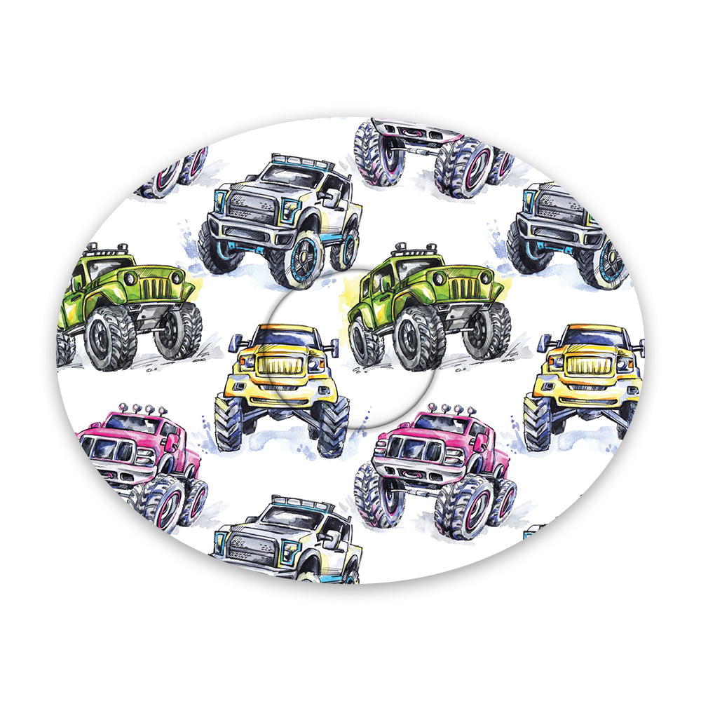 Dexcom Monster Truck Design Patches