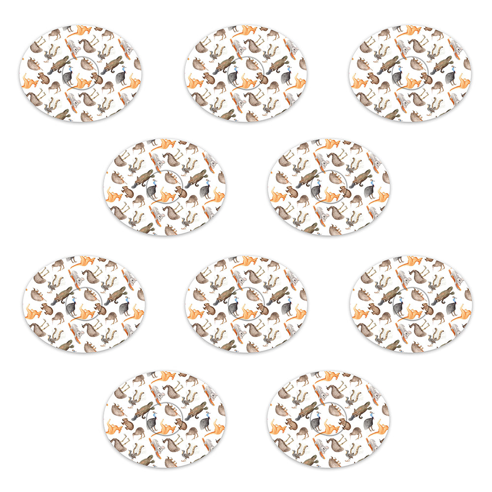 Dexcom Native Animals Design Patches 10 pack