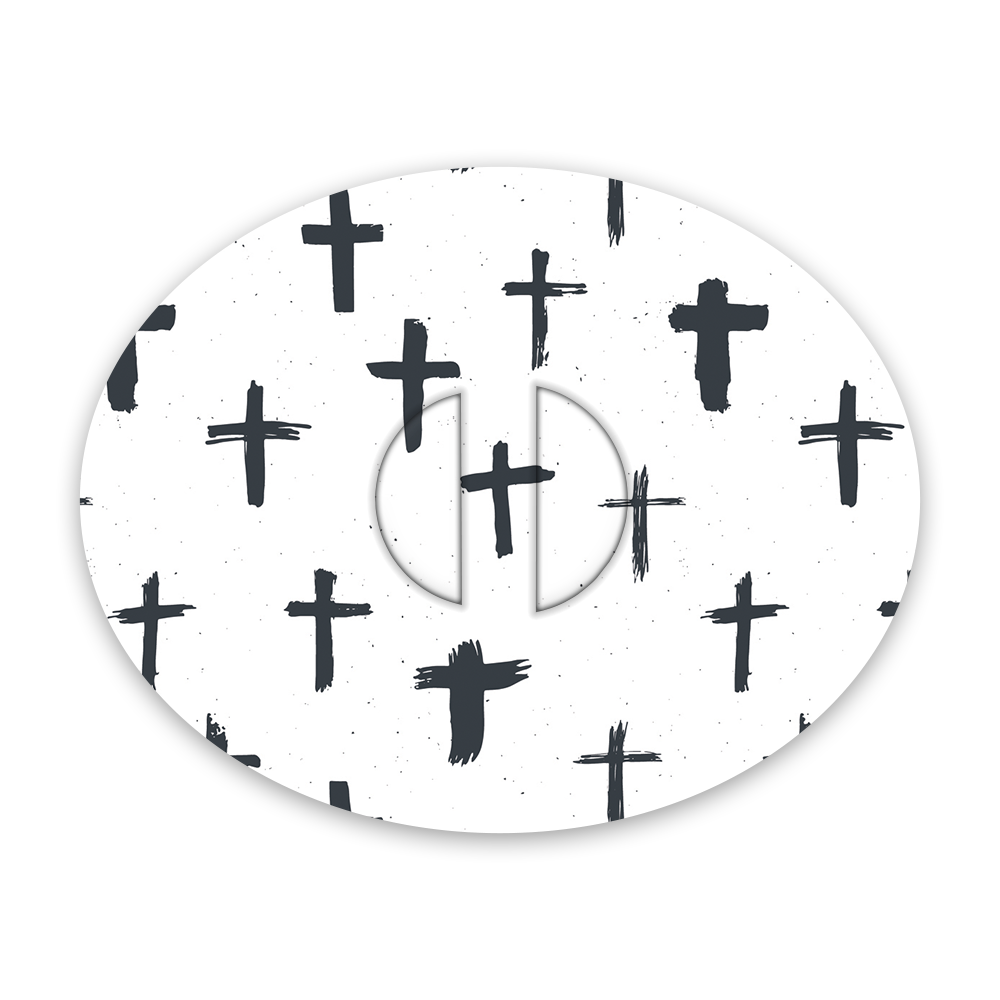 Dexcom Cross Pattern Design Patches