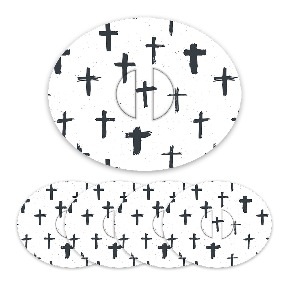 Dexcom Cross Pattern Design Patches
