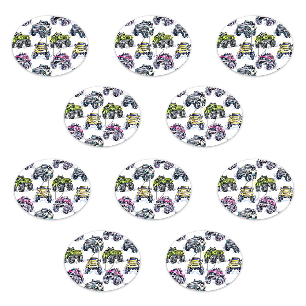 Dexcom Monster Truck Design Patches