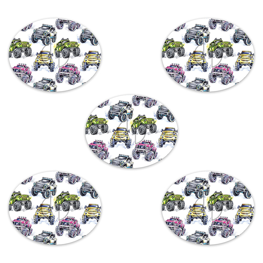 Dexcom Monster Truck Design Patches