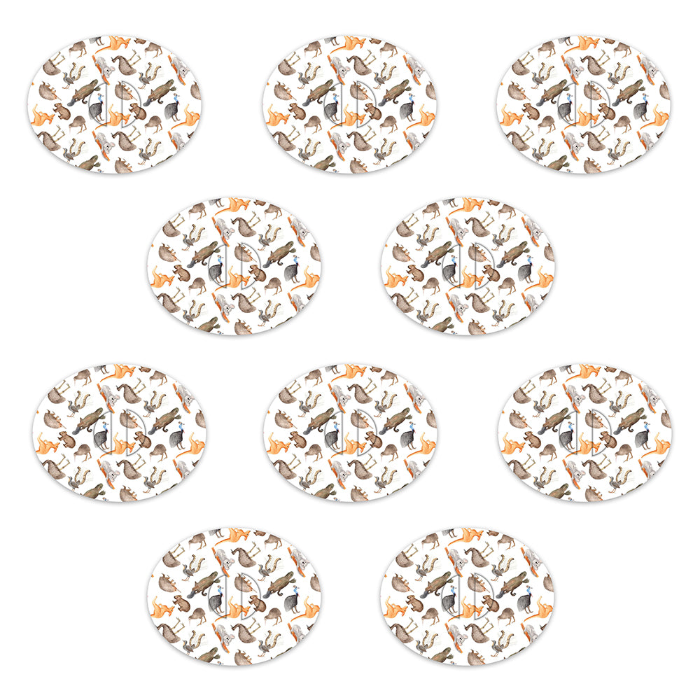 Dexcom Native Animals Design Patches 10 pack