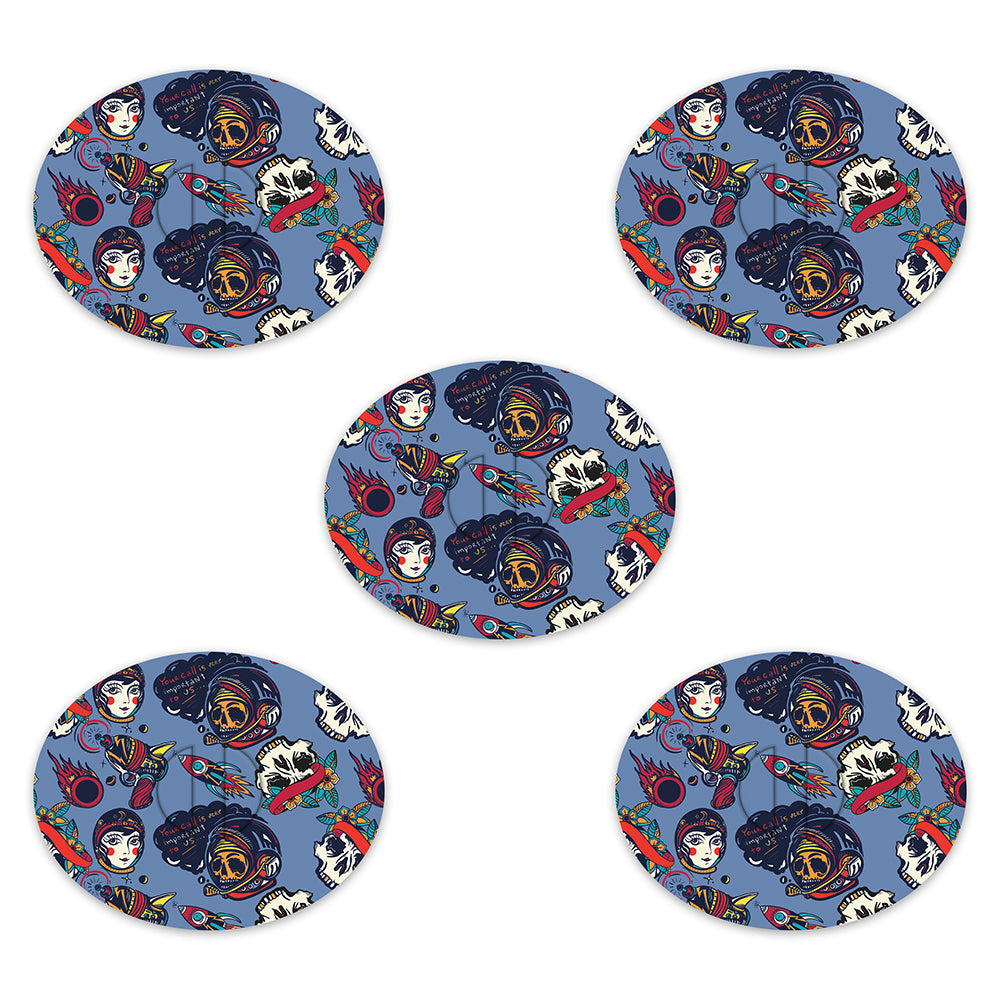Dexcom Space Retro Design Patches