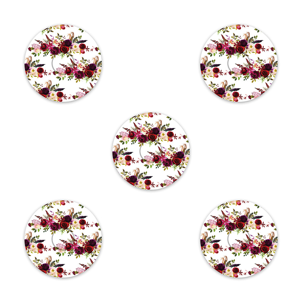 Freestyle Libre Watercolour Floral Design Patches
