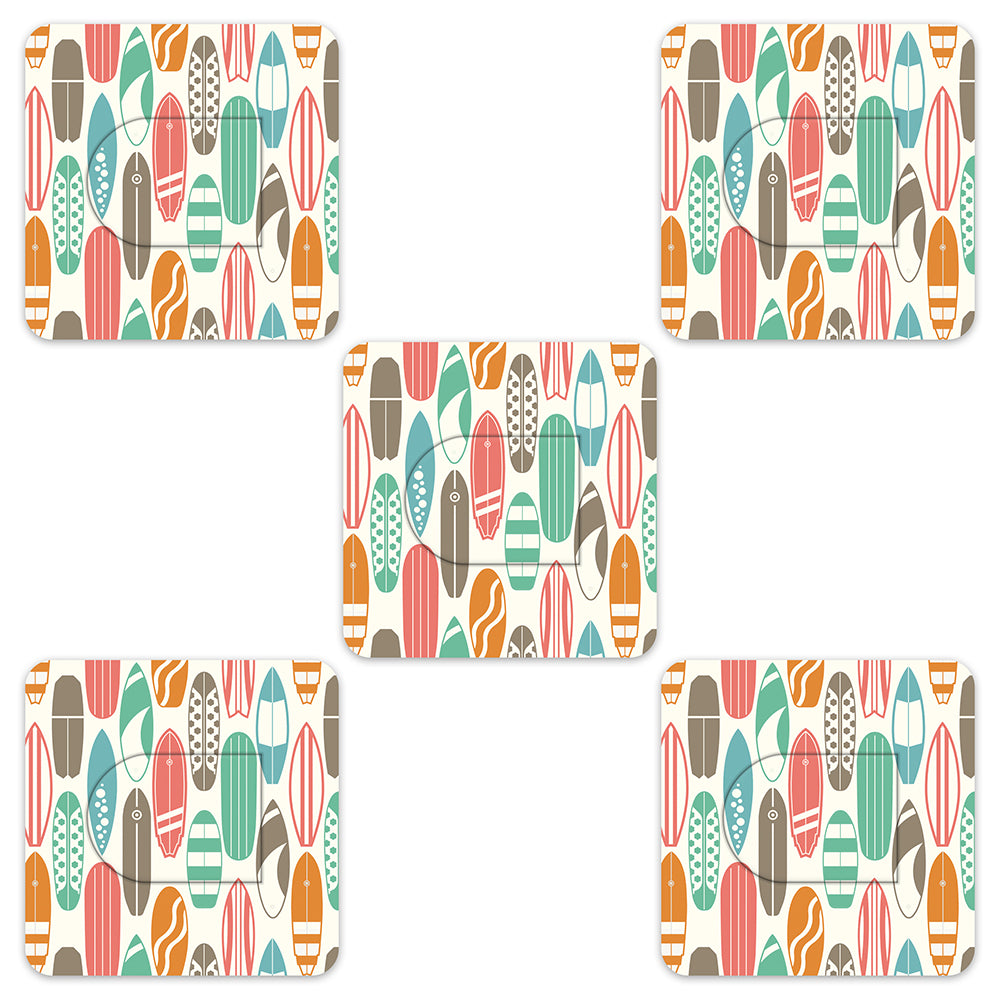 Omnipod Surfboard Retro Design Patches