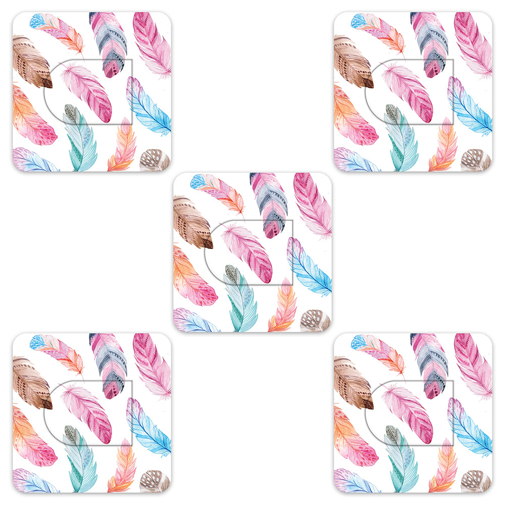 Omnipod Feathers Design Patches
