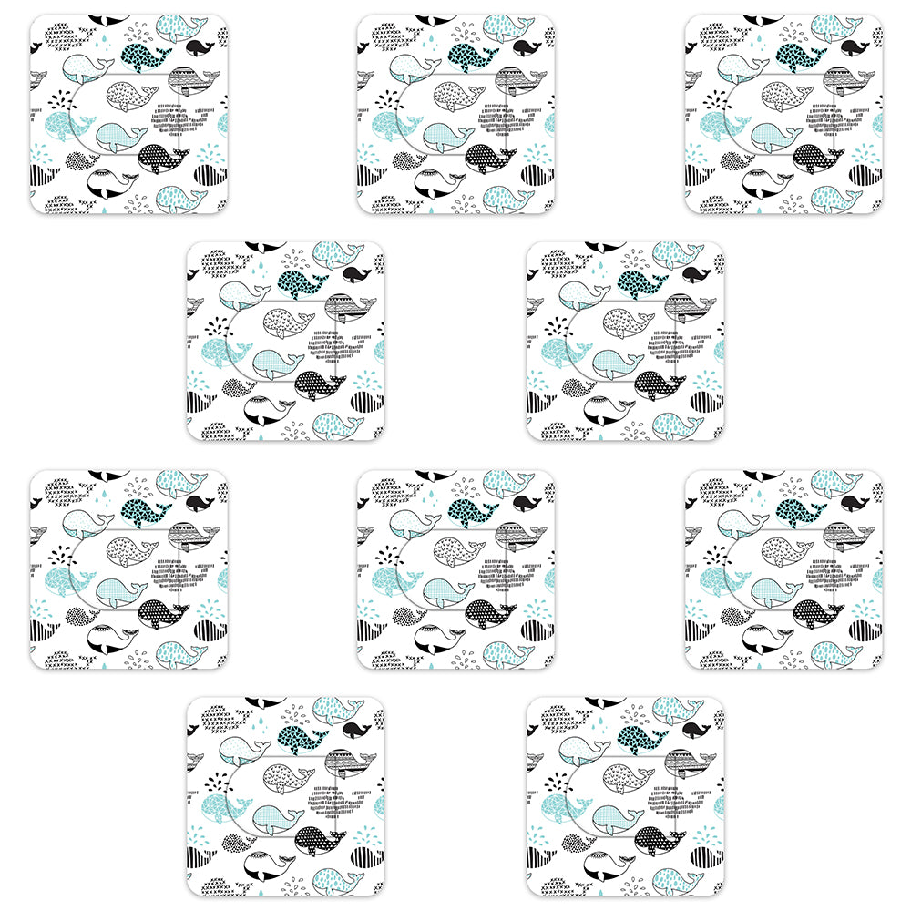 Omnipod Whales Design Patches