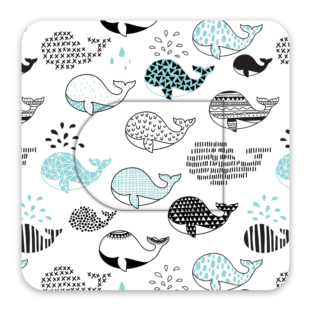 Omnipod Whales Design Patches