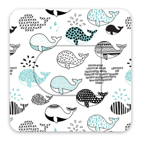 Omnipod Whales Design Patches