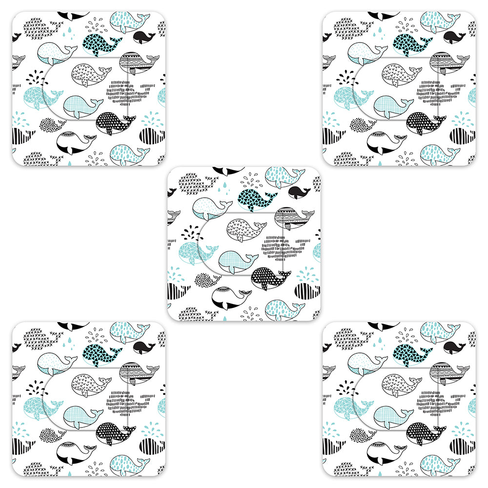 Omnipod Whales Design Patches