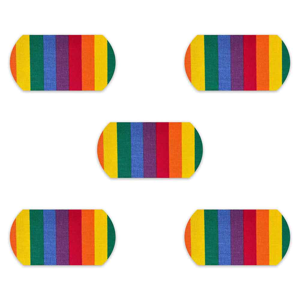 Freestyle Libre 2" wide adhesive Patches NO inner cut