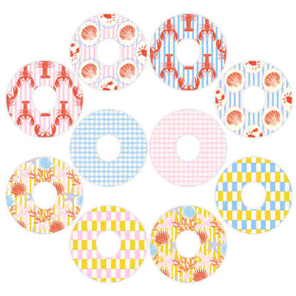 Dexcom Fun in the Sun Mixed Design Patches