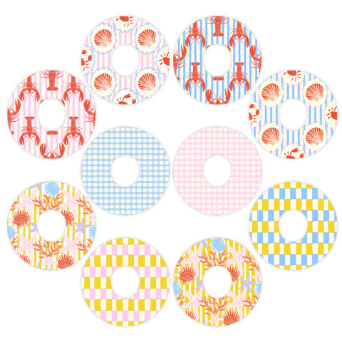 Dexcom Fun in the Sun Mixed Design Patches