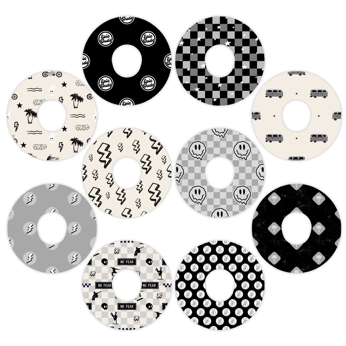 Dexcom Epic Dude Mixed Design Patches