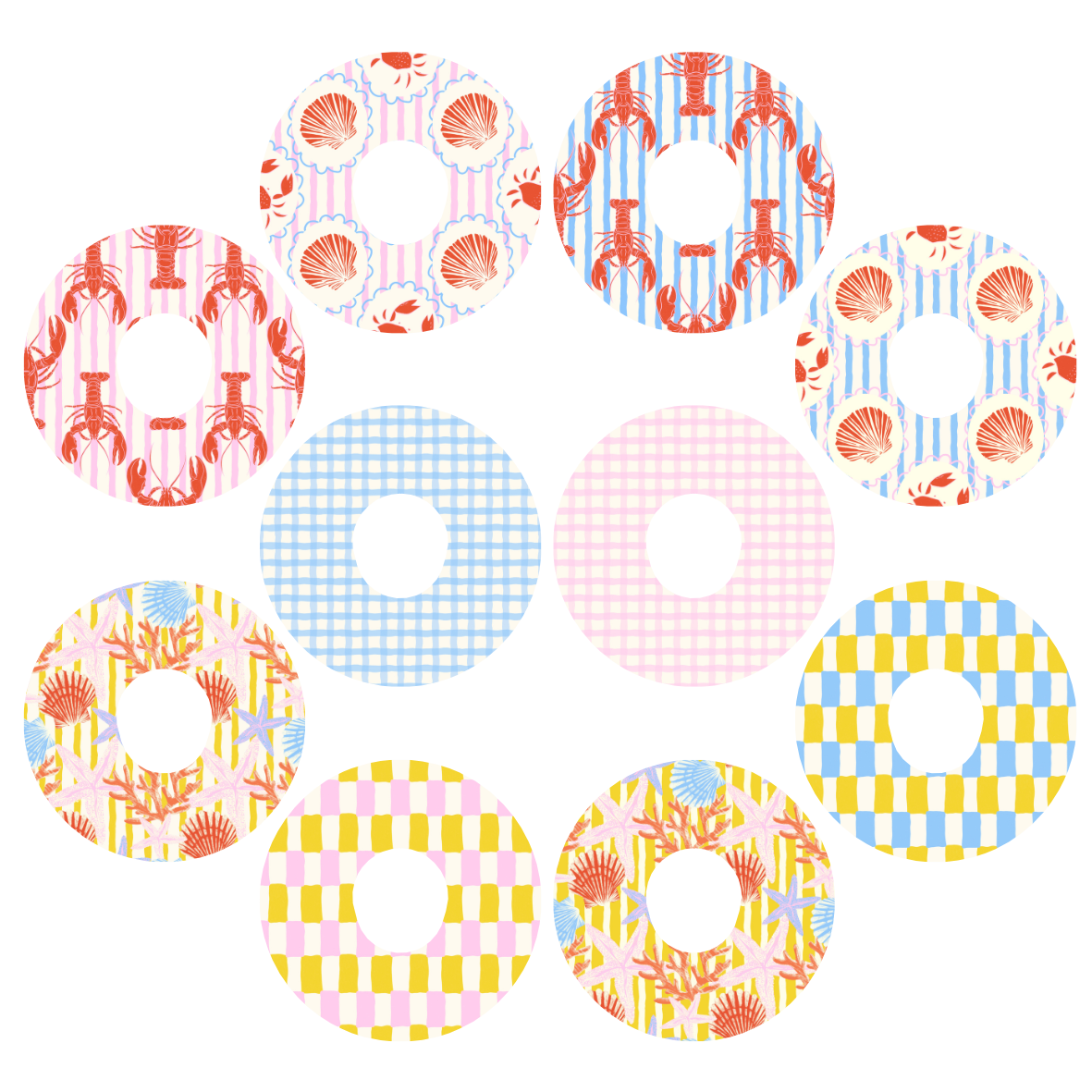 CLEARANCE G7 PATCHES- assorted designs