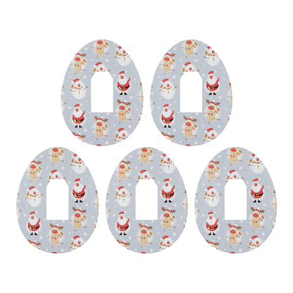 Christmas deer decorative adhesive patches - all devices.