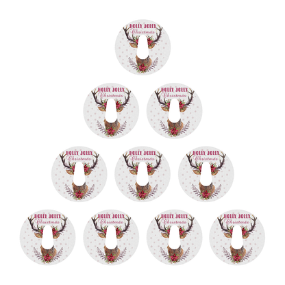 Christmas deer decorative adhesive patches - all devices.