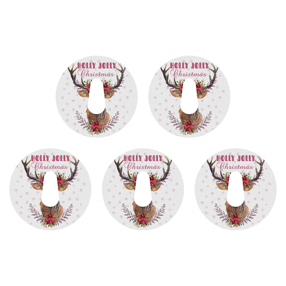 Christmas deer decorative adhesive patches - all devices.