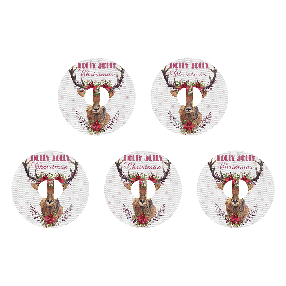 Christmas deer decorative adhesive patches - all devices.