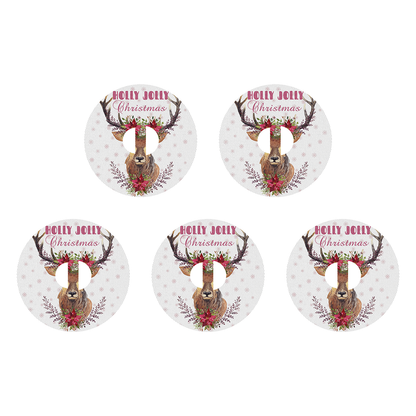 Christmas deer decorative adhesive patches - all devices.