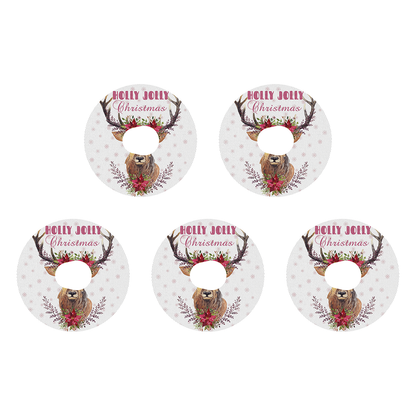 Christmas deer decorative adhesive patches - all devices.